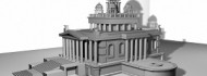 Моделирование храма в Maya