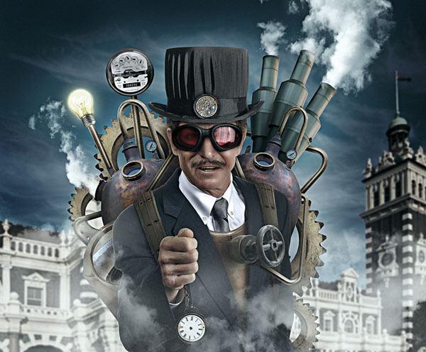 How to Create a Steampunk Style Illustration in Photoshop