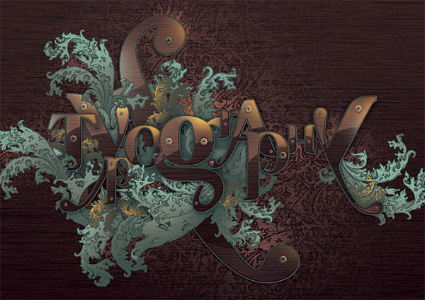 How to Create a Richly Ornate Typographic Illustration