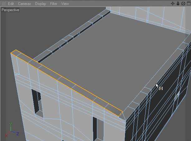 House building in Cinema 4D