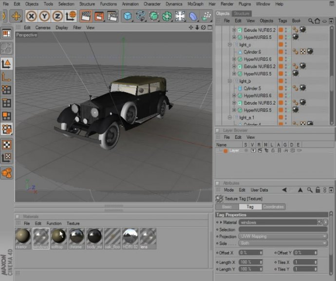 Automotive Modeling in CINEMA 4D