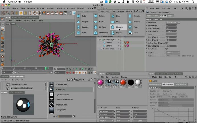 Tracer Object in Cinema 4D