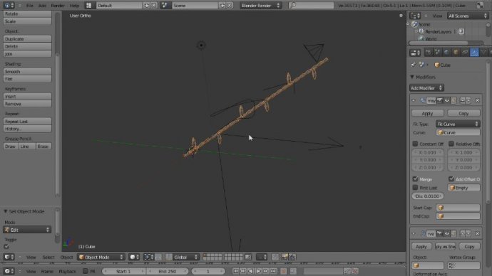 Modeling a set of Christmas Lights in Blender 2.5