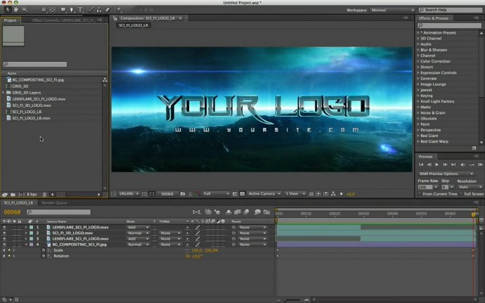Create A Sci-Fi Logo With Cinema4D And After Effects