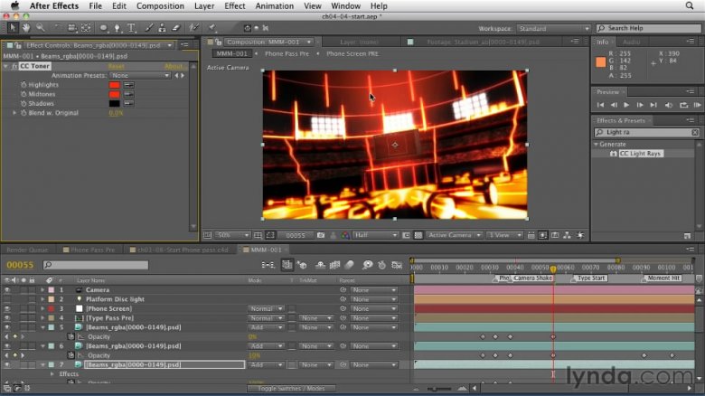 CINEMA 4D: Rendering Motion Graphics for After Effects