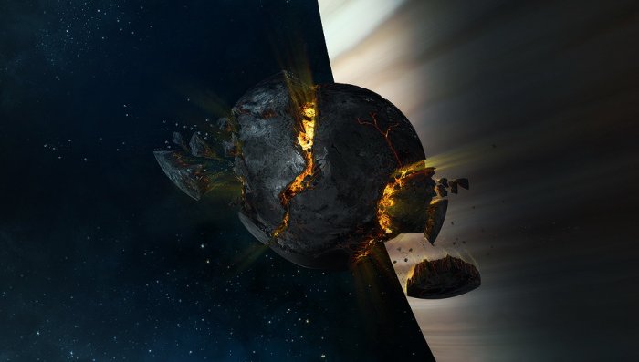 [PSDTUTS] Видео уроки по взрыву спутника, вращающегося вокруг планет в Photoshop