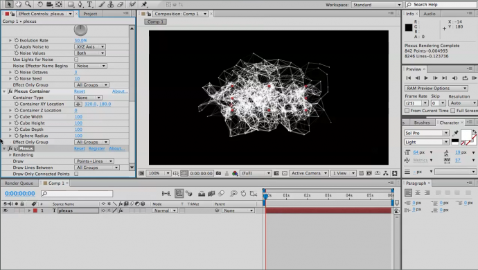 Create A Generative Identity Using Plexus in After Effects