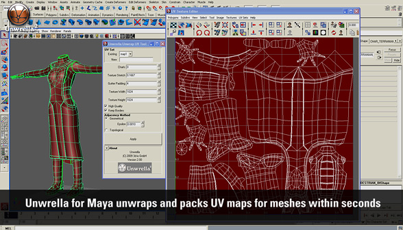 Unwrella v2.13 For Maya 2012 32Bit & 64Bit