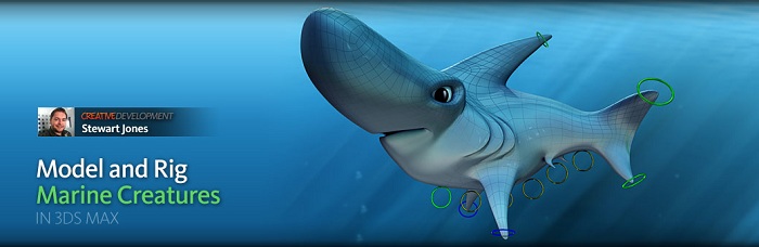 Creative Development: Modeling and Rigging a Cartoon Shark in 3ds Max with Stewart Jones