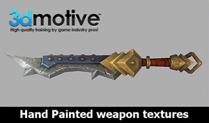 Hand Painted Weapon Texturing