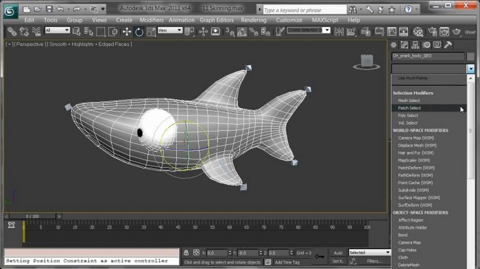 Creative Development: Modeling and Rigging a Cartoon Shark in 3ds Max with Stewart Jones