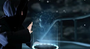 Cinema 4D - Tron identity disc hologram