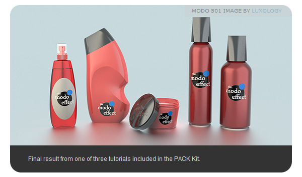 Package Design and Construction Kit for Modo