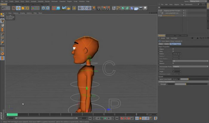 Character Rigging & Animation In Cinema 4D R13
