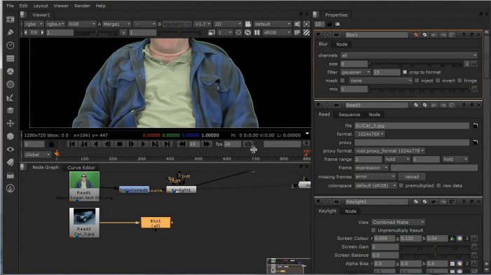 Using Track Mattes in Nuke by Dave Scandlyn