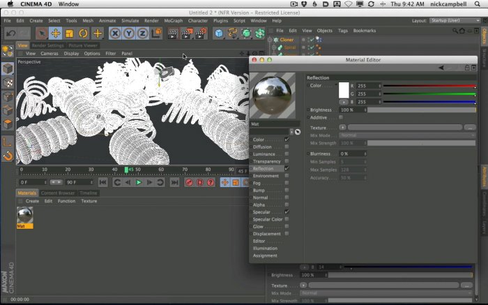 Springs, Coils, and Bolts – Replicating a 3D Max Render in Cinema 4D