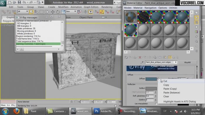 Создание реалистичных V-Ray материалов в 3ds Max
