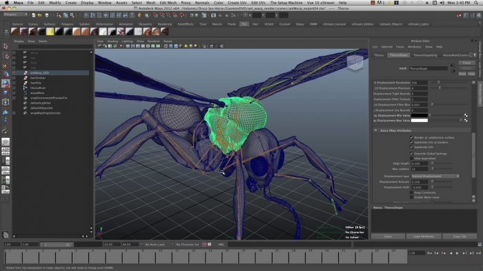Уроки по моделированию и текстурированию насекомых