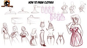 Как правильно рисовать одежду