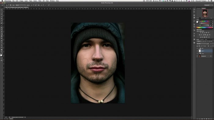Мультяшный стиль портрета в Photoshop