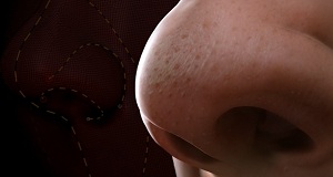 Скульптинг носа человека в ZBrush