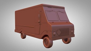 Моделирование грузовика (фургона) в Cinema 4D