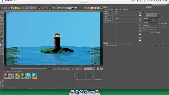 Основы лоу-поли анимации в Cinema 4D