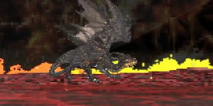 Пиксельный дракон в AE