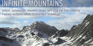 Infinite Mountains для Cinema 4D