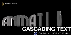 Анимация 3D текста в Cinema 4D