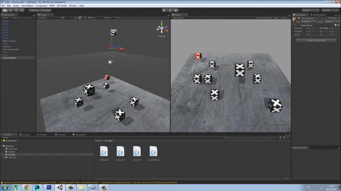 Создание/Удаление объектов в Unity3D