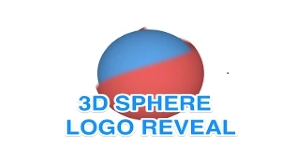 3D sphere logo reveal in After Effects