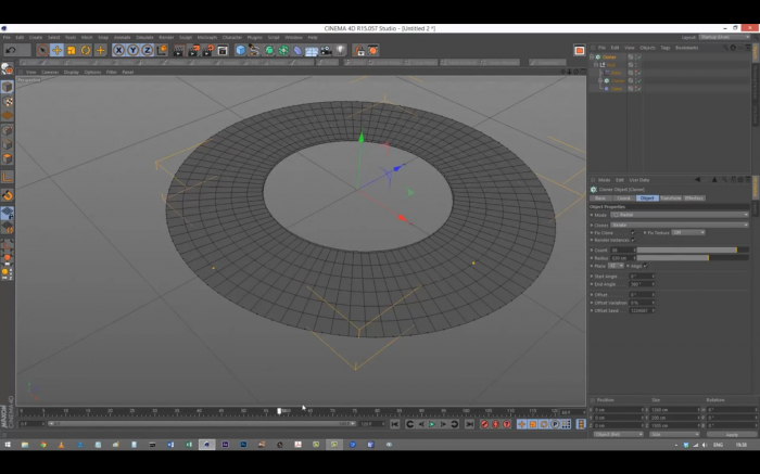 Cinema 4D Tutorial - Circular Folding Polygons