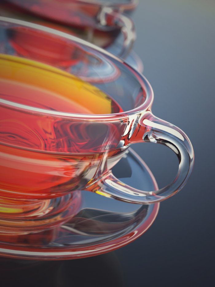 Моделирование чашки чая в Cinema 4D