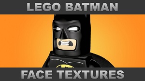Риггинг лица лего бэтмена - Анимация текстур на 3D объекте в Maya