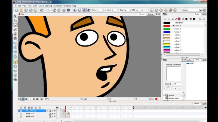 Синхронизация речи с анимацией губ в Toon Boom Animate