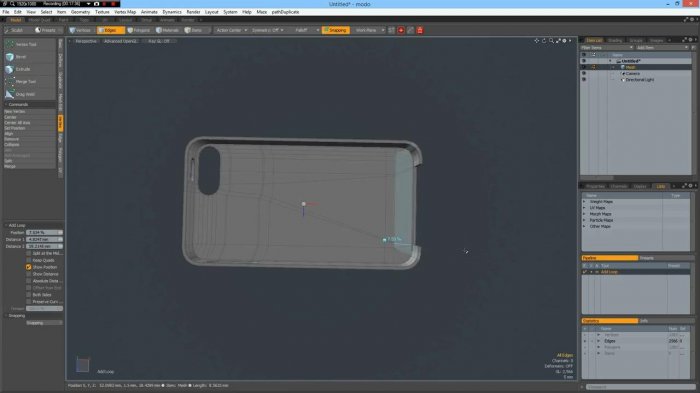 Моделирование чехла для iPhone в Modo