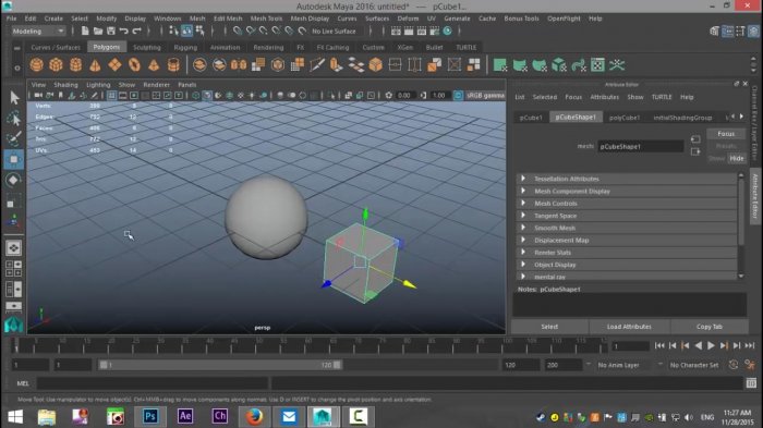 Общий подход к 3D моделированию в Maya