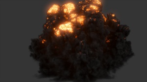 Мощный взрыв в 3ds max с FumeFX