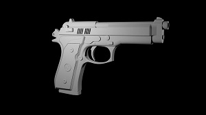 Моделирование пистолета M9 в 3ds Max