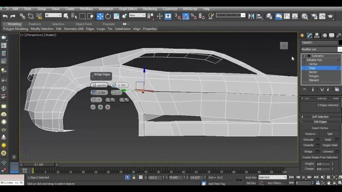Моделирование спортивной машины в 3ds Max