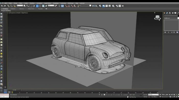 Моделирование Мини купера в 3ds Max