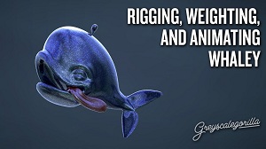 Ригигнг и анимация кита в Cinema 4D