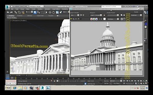 Моделирование здания Капитолия США в 3ds Max