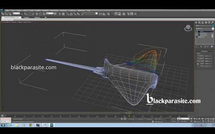 Моделирование и анимация ската в 3ds Max
