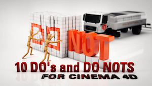 10 важных вещей в Cinema 4D