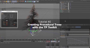 Создание деревьев с TP Toolkit Pro в Cinema 4D
