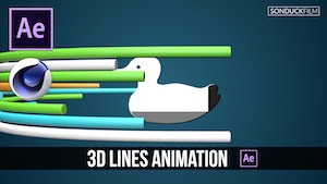 3D линии в Cinema 4D