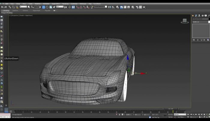 Моделирование Mercedes Benz в 3ds Max