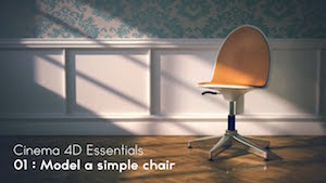 Моделирование стула в Cinema 4D